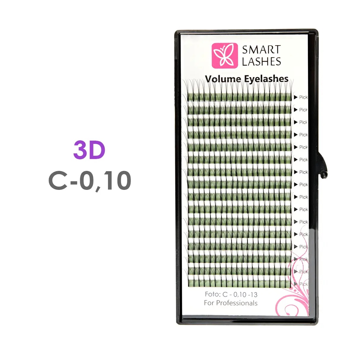 3D - C - 0,10 mm | Smart Lashes