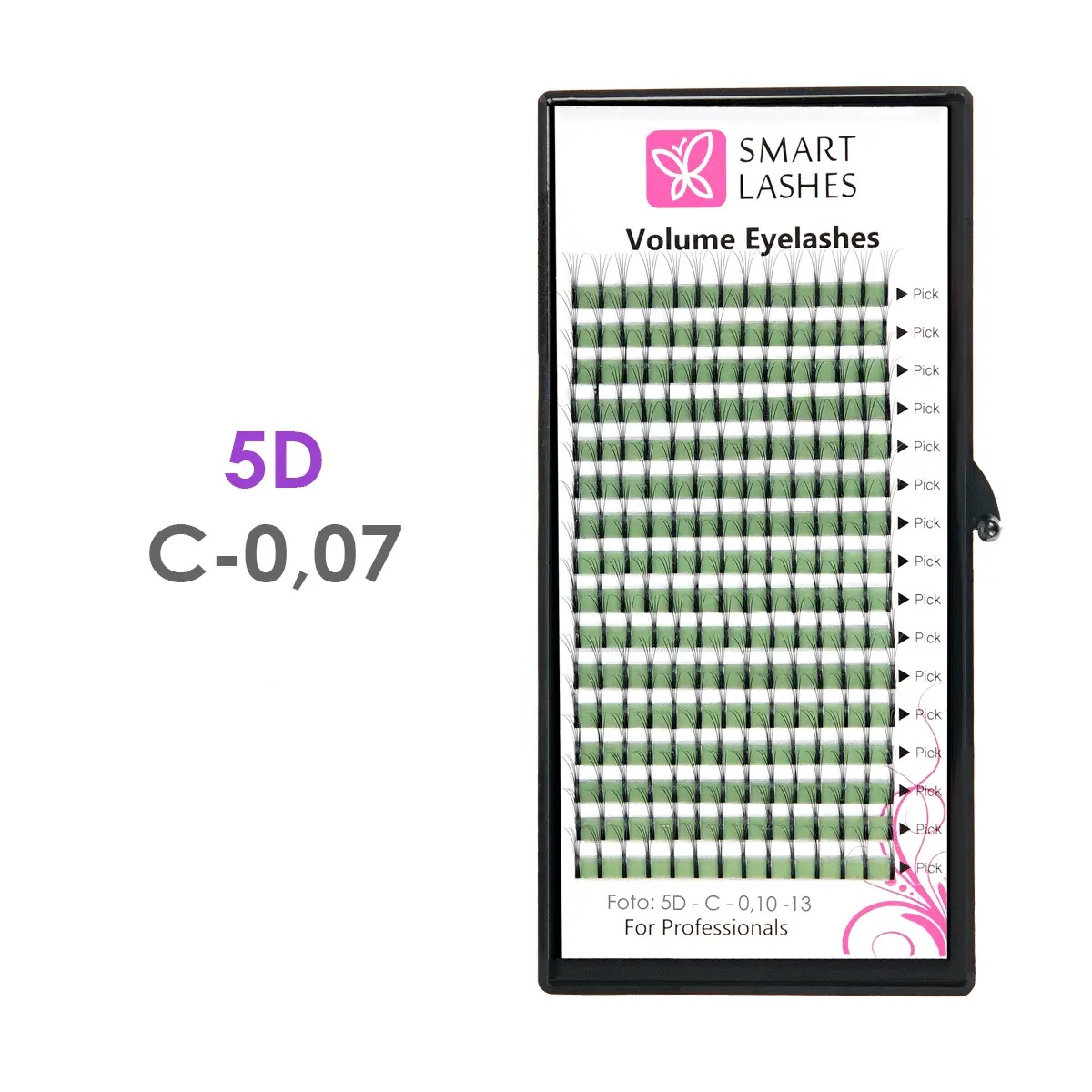 5D - C - 0,07 mm | Smart Lashes