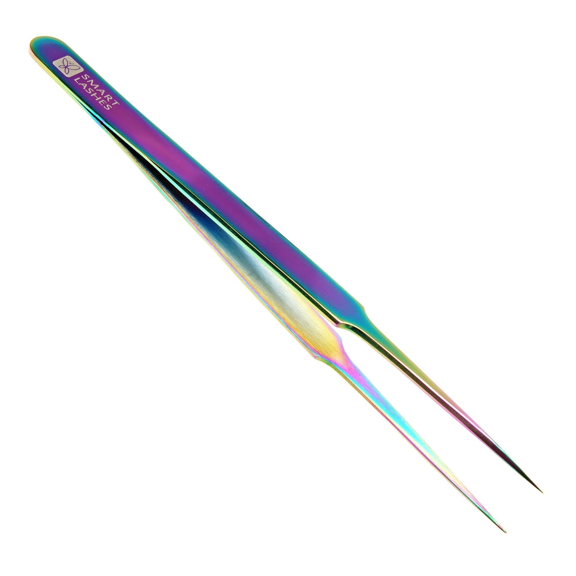 F típusú csipesz - 14 cm - szivárvány | Smart Lashes